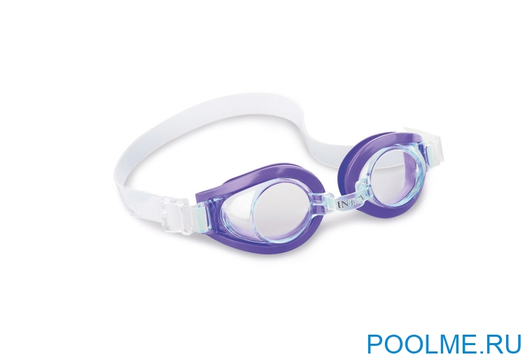 Очки для плавания INTEX "Play" сиреневые, артикул 55602 Очки для плавания INTEX "Play" сиреневые, артикул 55602