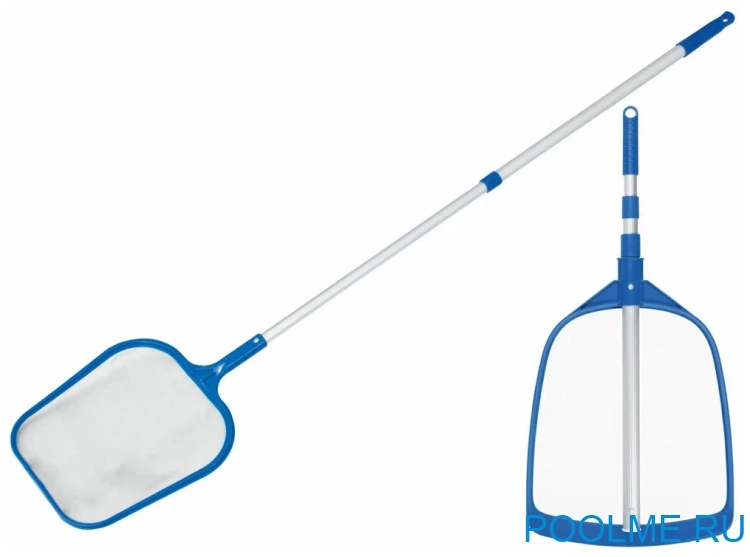 Сачок для бассейна Bestway Flowclear с телескопической ручкой 163 см, артикул 58635