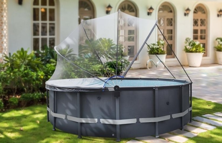 Круглый купол Pool tent материал ПВХ - 200 мкм - Оксфорд, Ø 3.66 метра, артикул PT366