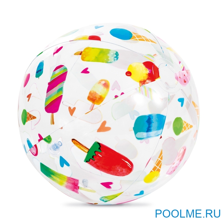 Надувной мяч INTEX "Мороженое" 51 см, артикул 59040-A