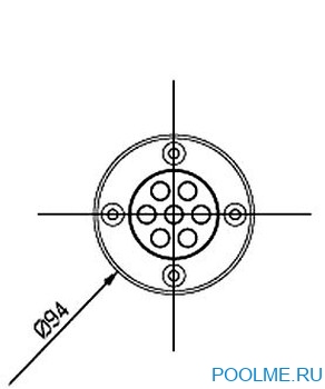 Форсунка донная с прямой подачей АТ 03.04 (универсальная)