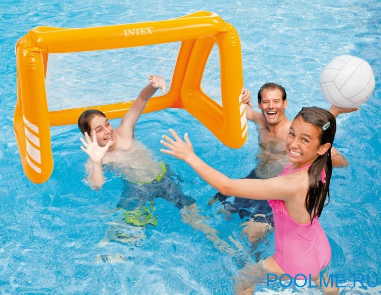 Надувной набор INTEX "Водное поло" 140 x 89 x 81 см, артикул 58507 Надувной набор INTEX "Водное поло" 140 x 89 x 81 см, артикул 58507