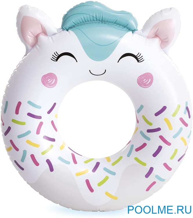 Надувной круг INTEX "Милые зверята" 84 x 76 см, белый, артикул 59266-W Надувной круг INTEX "Милые зверята" 84 x 76 см, белый, артикул 59266-W