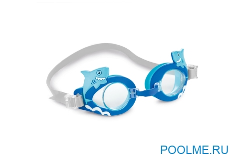Очки для плавания INTEX "Акулы", артикул 55610 Очки для плавания INTEX "Акулы", артикул 55610
