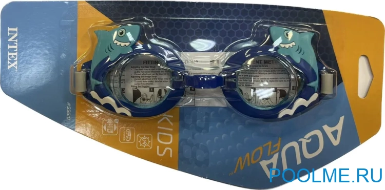 Очки для плавания INTEX "Акулы", артикул 55610 Очки для плавания INTEX "Акулы", артикул 55610