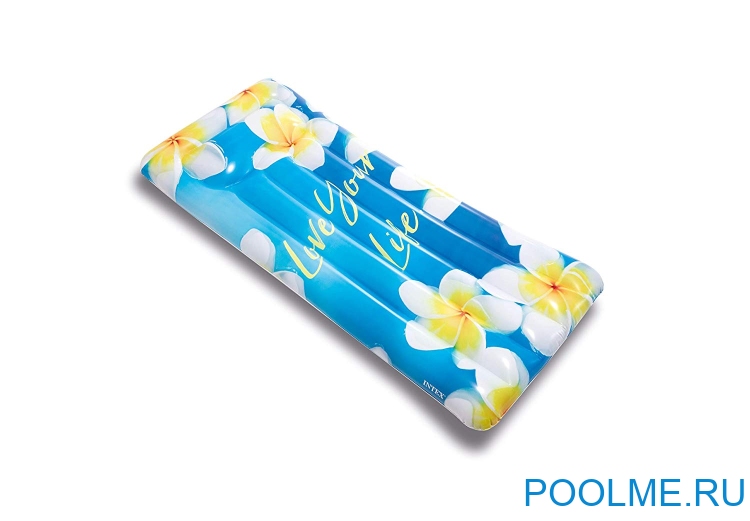 Матрас INTEX "Гавайи" цветы 178 x 84 см, артикул 58772-F Матрас INTEX "Гавайи" цветы 178 x 84 см, артикул 58772-F