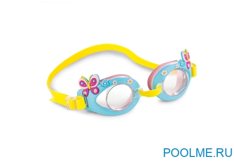 Очки для плавания INTEX "Бабочки", артикул 55610