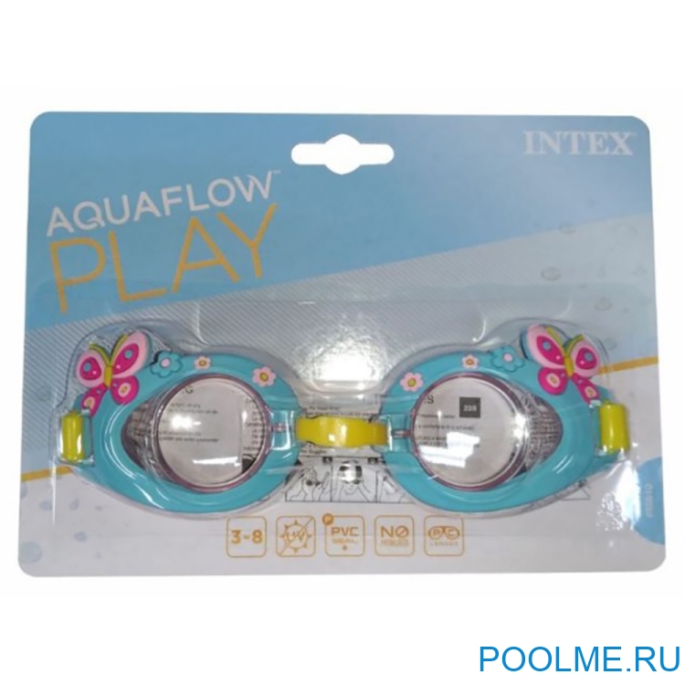 Очки для плавания INTEX "Бабочки", артикул 55610