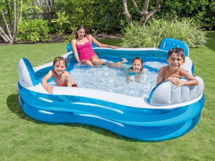 Детский бассейн INTEX "Идиллия" 229 x 229 x 66 см, артикул 56475