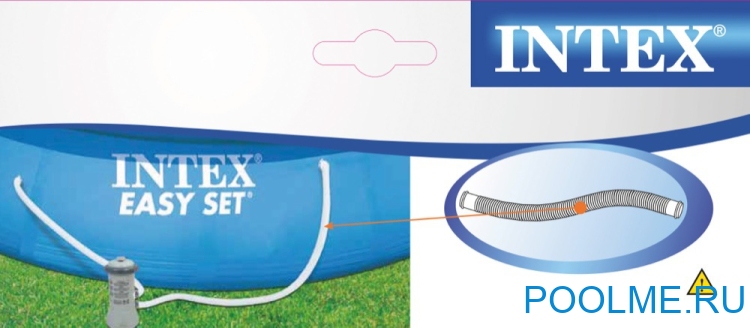 Шланг гофрированный INTEX 1.5 м, артикул 29059 Шланг гофрированный INTEX 1.5 м, артикул 29059