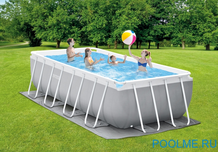 Каркасный бассейн INTEX 26790, размер 4 x 2 x 1.22 м