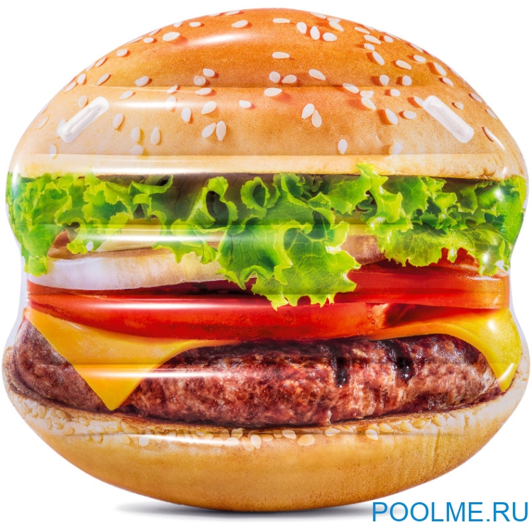 Матрас INTEX "Гамбургер" 145 x 142 см, артикул 58780 Матрас INTEX "Гамбургер" 145 x 142 см, артикул 58780