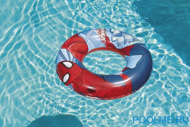 Надувной круг Bestway "Человек-паук" для плавания 56 см, артикул 98003 Надувной круг Bestway "Человек-паук" для плавания 56 см, артикул 98003