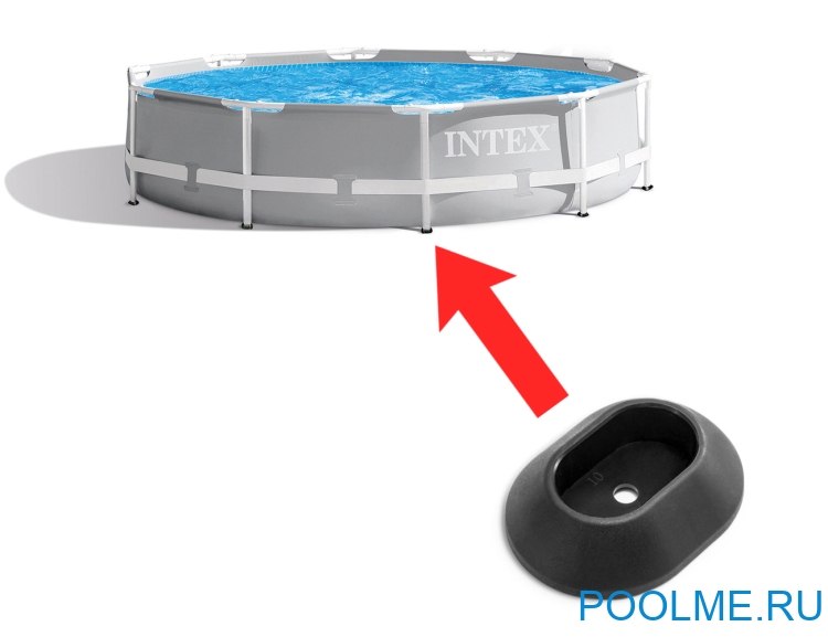 Насадка INTEX к вертикальной опоре для бассейнов серии Prism Frame, артикул 12465