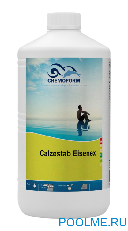 Средство против образования металлов и известкового налета в воде Chemoform Calzestab-Eisenex 1 л, артикул 1105001