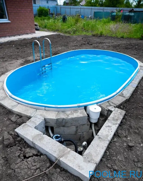 Каркасный бассейн Лагуна 5 х 3 х 1.25 м для дачи Каркасный бассейн Лагуна 5 х 3 х 1.25 м для дачи