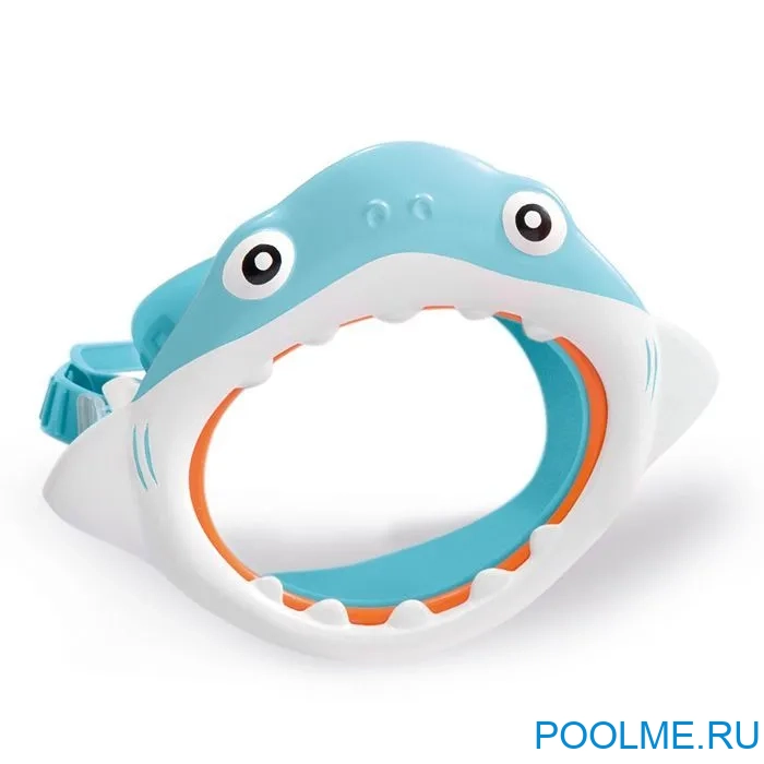 Маска с трубкой для плавания INTEX "Акула", артикул 55944-В Маска с трубкой для плавания INTEX "Акула", артикул 55944-В