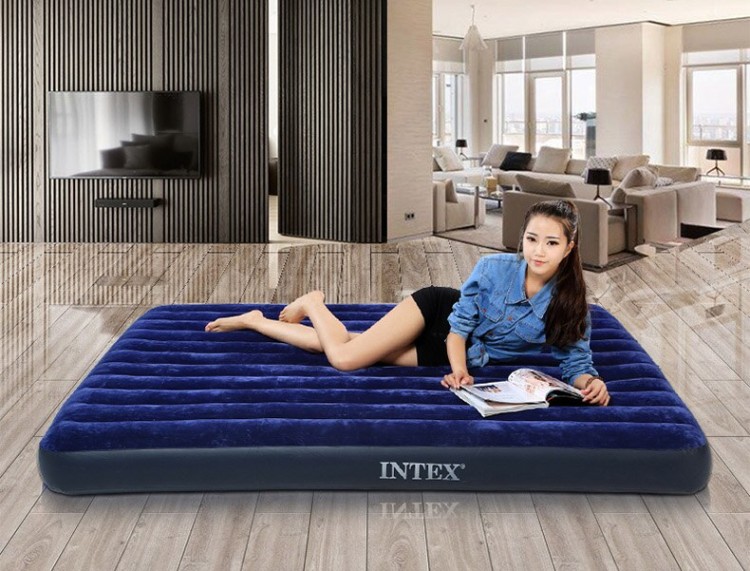 Кровать INTEX надувная 137 x 191 x 25 см, без насоса, артикул 64758