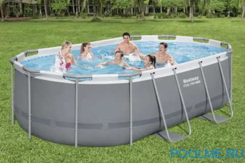 Каркасный бассейн Bestway 56620, размер 4.27 x 2.5 x 1 м