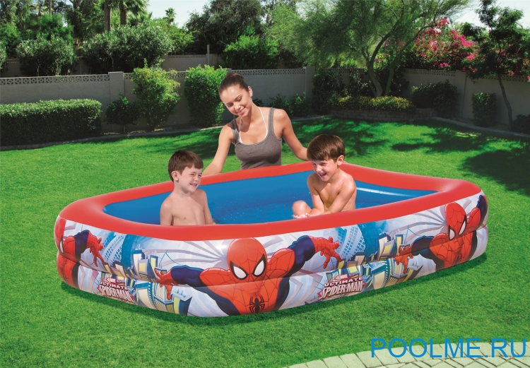Детский надувной бассейн Bestway 201 x 150 x 51 см "Spider-Man", артикул 98011