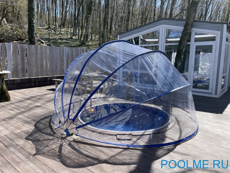 Круглый павильон Pool Tent материал ПВХ - 200 мкм, Ø 3.6 метра; артикул LT360