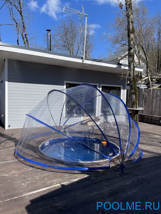 Круглый павильон Pool Tent материал ПВХ - 200 мкм, Ø 3.6 метра; артикул LT360