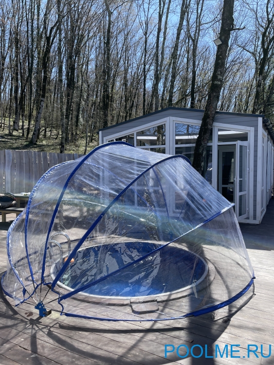 Круглый павильон Pool Tent материал ПВХ - 200 мкм, Ø 3.6 метра; артикул LT360