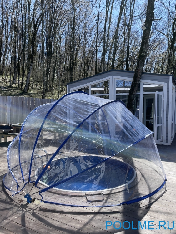 Круглый павильон Pool Tent материал ПВХ - 200 мкм, Ø 3.6 метра; артикул LT360