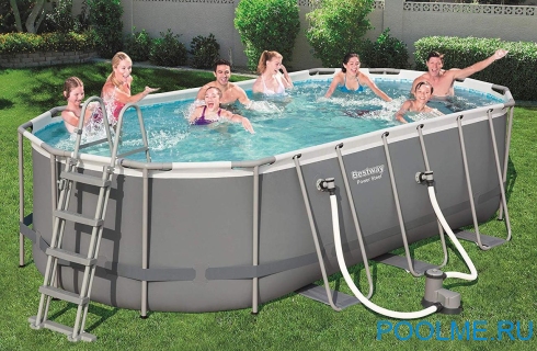 Каркасный бассейн Bestway 56710, размер 5.49 x 2.74 x 1.22 м Каркасный бассейн Bestway 56710, размер 5.49 x 2.74 x 1.22 м