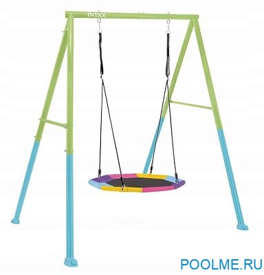 Качели детские INTEX "гнездо", размер 203 х 254 х 211см, артикул 44111