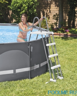 Лестница INTEX 28064 для бассейнов высотой до 122 см Лестница INTEX 28064 для бассейнов высотой до 122 см