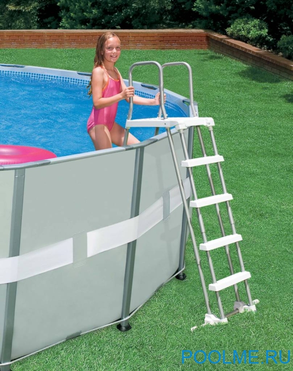 Лестница INTEX 28064 для бассейнов высотой до 122 см Лестница INTEX 28064 для бассейнов высотой до 122 см