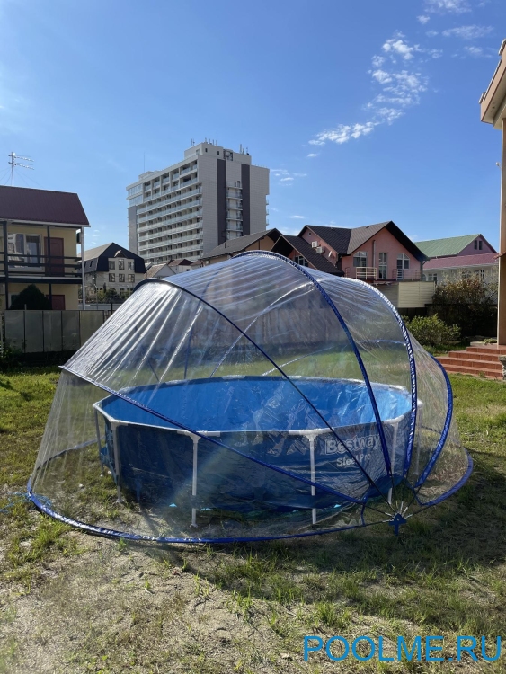 Круглый павильон Pool Tent материал ПВХ - 200 мкм, Ø 4.5 метра; артикул LT450