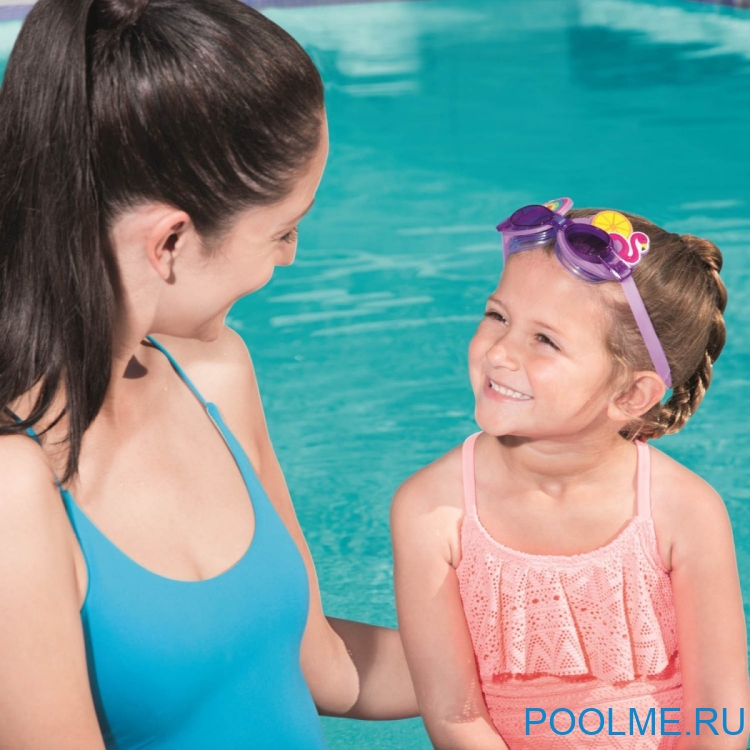 Очки для плавания Bestway &quot;Фламинго&quot;, артикул 21080-F