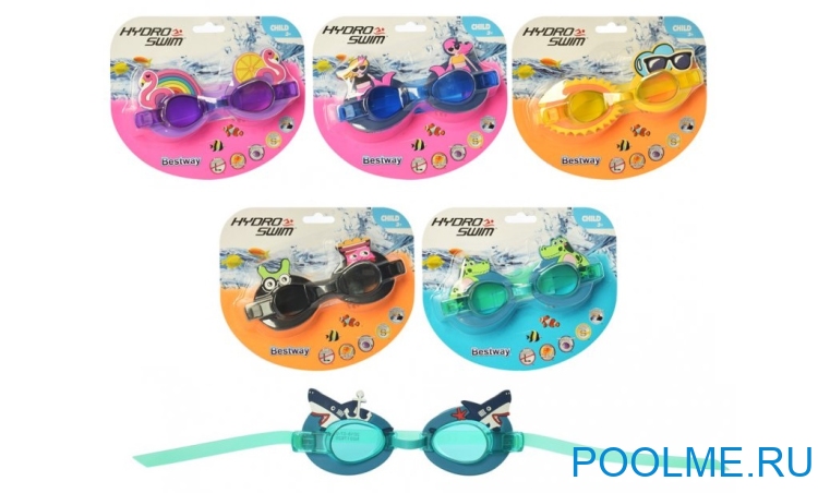 Очки для плавания Bestway &quot;Фламинго&quot;, артикул 21080-F