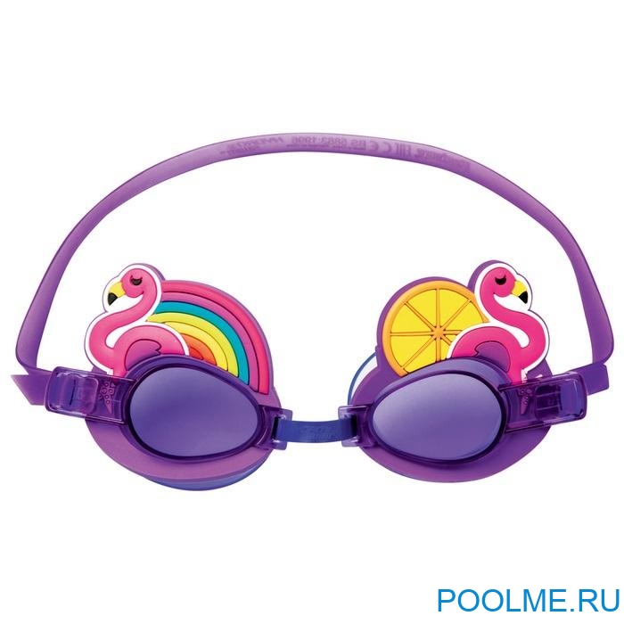 Очки для плавания Bestway &quot;Фламинго&quot;, артикул 21080-F