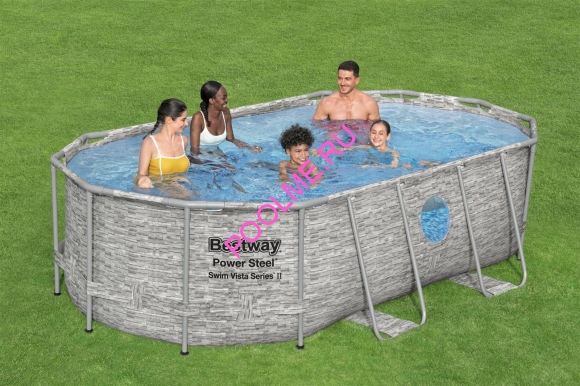 Каркасный бассейн Bestway 56714, размер 4.27 x 2.5 x 1 м