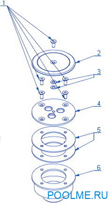 Форсунка донная с боковой подачей АТ 03.15 (универсальная)