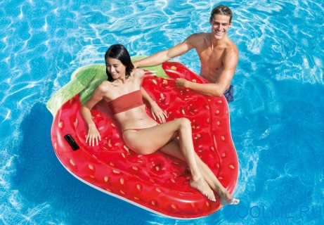 Матрас INTEX "Клубника" 168 x 142 см, артикул 58781