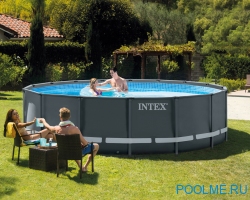 Каркасный бассейн INTEX 26326, размер 4.88 x 1.22 м Каркасный бассейн INTEX 26326, размер 4.88 x 1.22 м