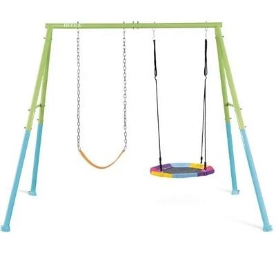 Качели детские INTEX "двойные", размер 267 х 254 х 211 см, артикул 44125