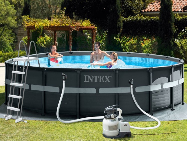 Каркасный бассейн INTEX 26330, размер 5.49 x 1.32 м