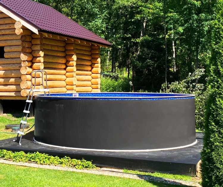 Бассейн Лагуна 4.5 х 1.25 м (полная комплектация) арт. 45012 - платина