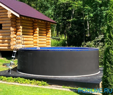 Бассейн Лагуна 4.5 х 1.25 м (полная комплектация) арт. 45012 - платина Бассейн Лагуна 4.5 х 1.25 м (полная комплектация) арт. 45012 - платина