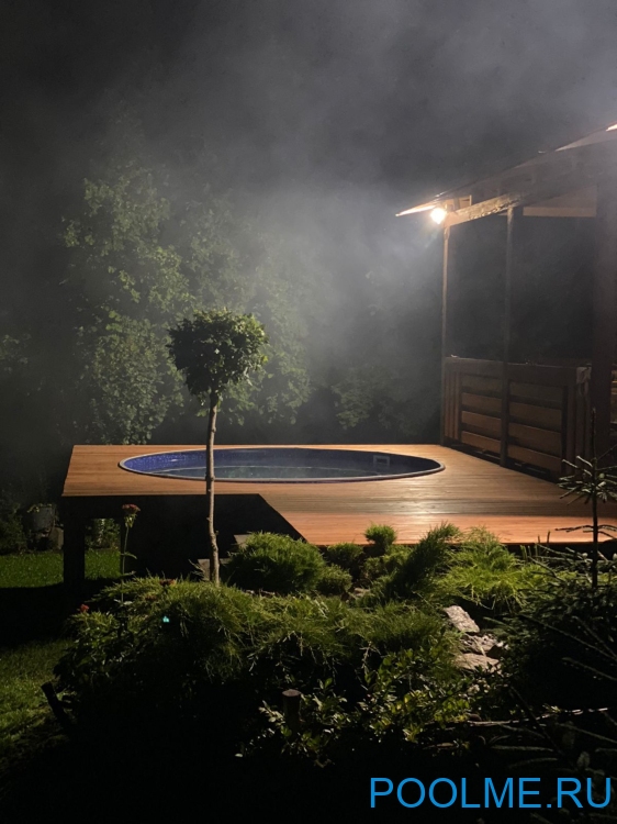 Бассейн Лагуна 4.5 х 1.25 м (полная комплектация) арт. 45012 - платина