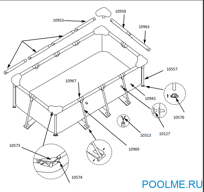 Резиновая заглушка INTEX 32 мм, артикул 10127 Резиновая заглушка INTEX 32 мм, артикул 10127