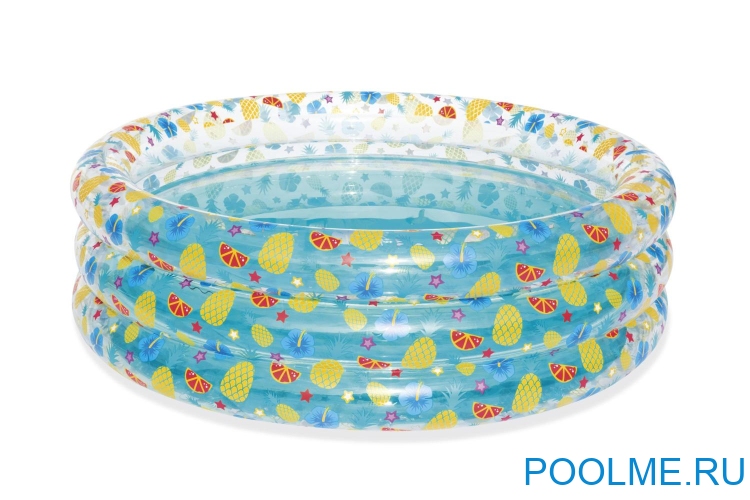 Детский надувной бассейн Bestway "Тропические фрукты" 1.70 x 0.53 м, артикул 51048 Детский надувной бассейн Bestway "Тропические фрукты" 1.70 x 0.53 м, артикул 51048