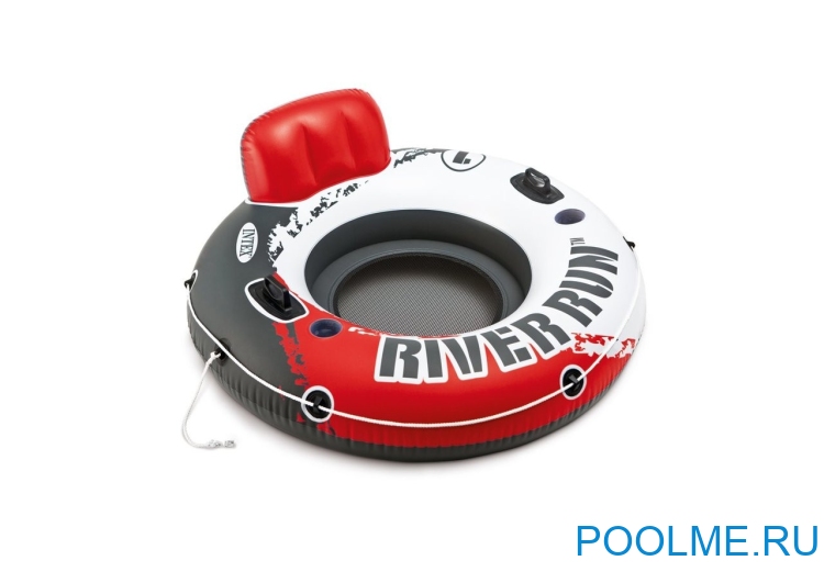 Надувной круг INTEX "Red River Run" 135 см, артикул 56825 Надувной круг INTEX "Red River Run" 135 см, артикул 56825