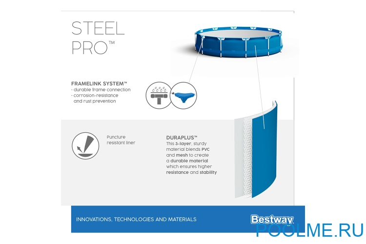 Каркасный бассейн Bestway 56706, размер 3.66 x 0.76 м Каркасный бассейн Bestway 56706, размер 3.66 x 0.76 м