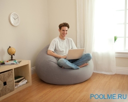 Надувное кресло INTEX 107 x 104 x 69 см, артикул 68579 Надувное кресло INTEX 107 x 104 x 69 см, артикул 68579